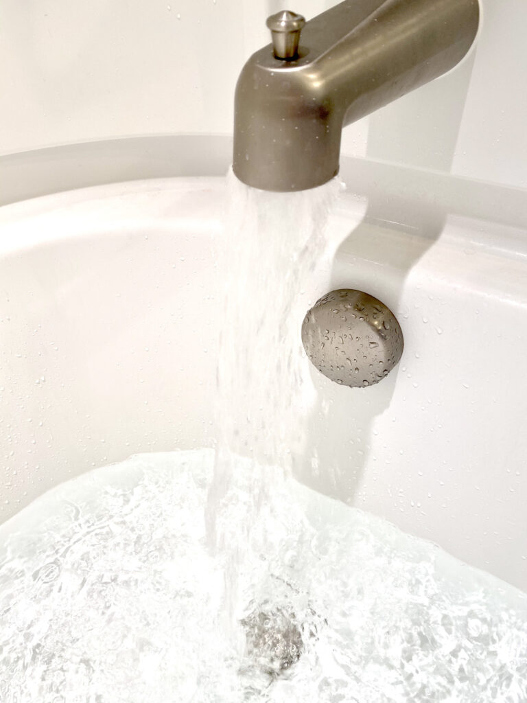 Fresh hot water for laundry stripping recipe